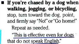 Dogs that speak English?